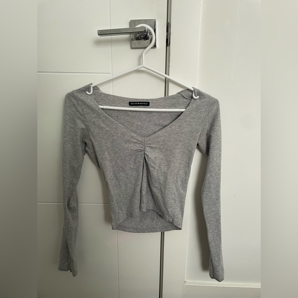 Brandy Melville cinched Longsleeve tshirt
